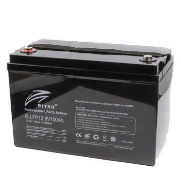 Ritar R-LFP12.8V100AH Акумуляторна батарея з bluetooth