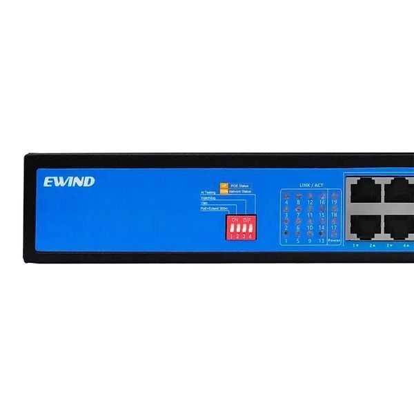 Ewind EW-S1919CF-AP PoE Коммутатор 19 портов неуправляемый