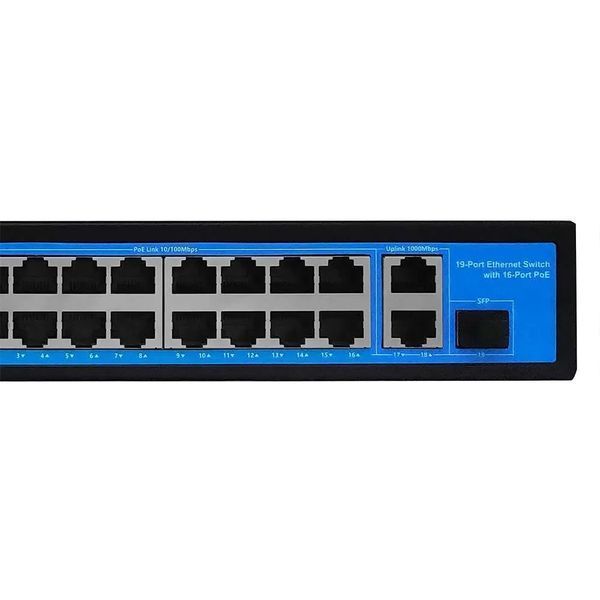 Ewind EW-S1919CF-AP PoE Коммутатор 19 портов неуправляемый
