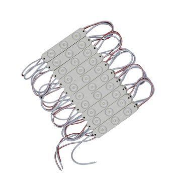 Світлодіодний модуль PROLUM V1, SMD2835, 3LED, 12V, 1.5W, IP66, З лінзою 160&deg;, Білий