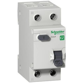 Schneider Electric EZ9D34632 Easy9, 1Р+N, 32А 30мА AC Дифференциальный автоматический выключатель