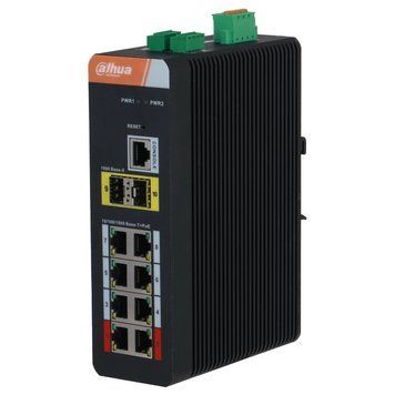Dahua DH-IS4210-8GT-120 PoE Комутатор 10 портів керований