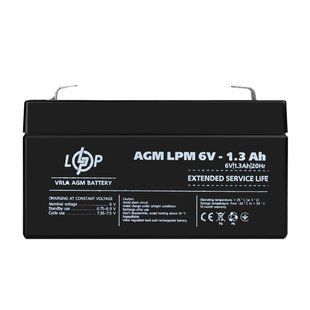 Акумулятор AGM LPM 6V - 1.3 Ah LP4157 фото