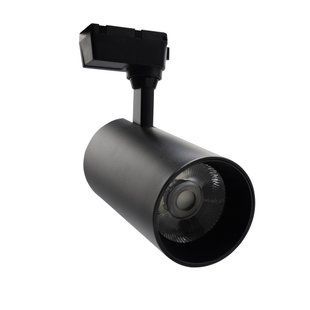 Трековий світильник PROLUM&trade; M27; 40W; 220V; Чорний SERIES "TLB"; Білий 4000К 791044 фото