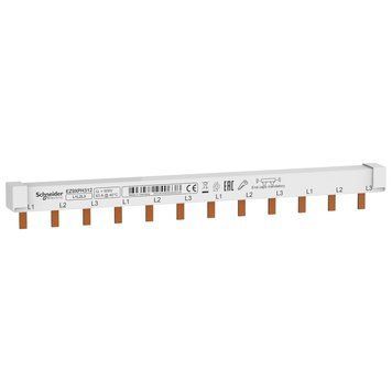 Schneider Electric EZ9XPH312 EASY9 63A 3P Гребінчаста шина на 12 модулів