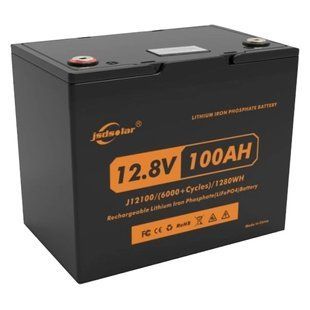 JSDS LiFePO4 12100LED 12.8В 100А&bull;ч Литиевая аккумуляторная батарея 0029581 фото