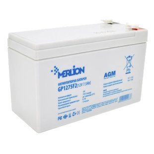 MERLION AGM GP1275F2 12В 7,5А&bull;г Акумуляторна батарея