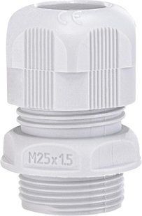Сальник M25 (D10-16мм) IP68 ETI M-52G серый 4482203 фото
