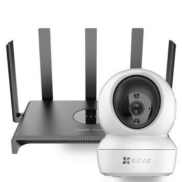 Ezviz CS-H6c (4MP,W1) + Reyee RG-EW1300G Комплект
