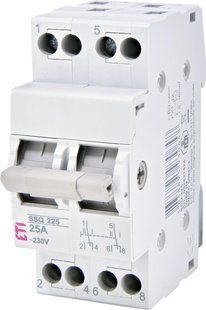 Переключатель нагрузки SSQ 240 "1-0-2", 2p 40A ETI 2421425 фото