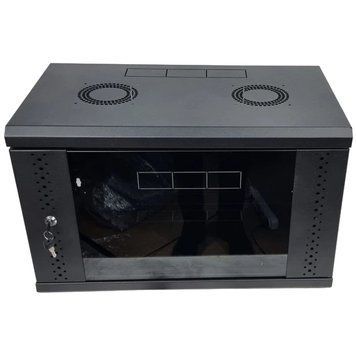 EServer 6U Шкаф стекло черное