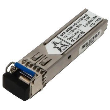 ALISTAR SFP-1G-BX-U-L03 SFP 1G 1SM WDM LC 3KM TX1310/RX1550nm DDM Модуль