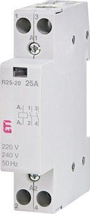 Контактор DIN 230V AC 25А 2нв ETI R 25-20 230V 1мод 2463502 фото