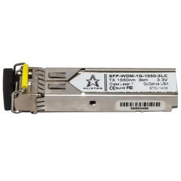 ALISTAR SFP-1G-BX-D-L03 SFP 1G 1SM WDM LC 3KM TX1550/RX1310nm DDM Модуль