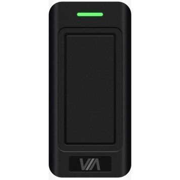 Via Security VSA-11P/E Black автономный со считывателем Контроллер для одной двери
