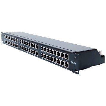 LW 1U&nbsp;STP&nbsp;48xRJ-45&nbsp;Dual&nbsp;IDC Патч-панель&nbsp;19" type&nbsp;кат.&nbsp;5e