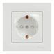 Schneider Electric ASFORA EPH2900221 Розетка одинарная с заземлением и шторкой 0012702 фото 1