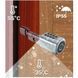 SEVEN LOCK SL-7774BF black (35-90мм) (цилиндр) Біометричний замок