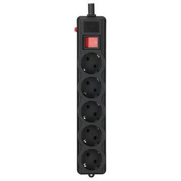 Gembird SPG5-G-15B-PRO 4.5 м кабель 5 розеток Мережевий фільтр
