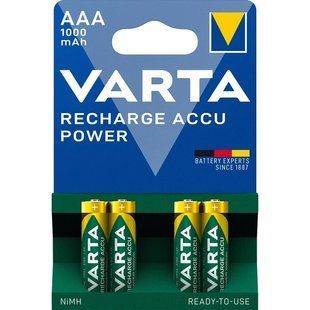 VARTA RECHARGEABLE ACCU 1000mAh Аккумулятор AAA 0023692 фото