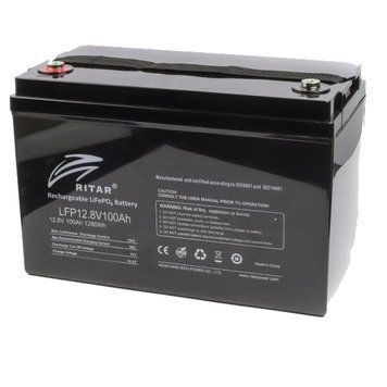 Ritar LFP12.8V100AH Акумуляторна батарея з bluetooth