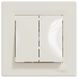 Schneider Electric Asfora EPH0300123 Выключатель двухклавишный самозажимной