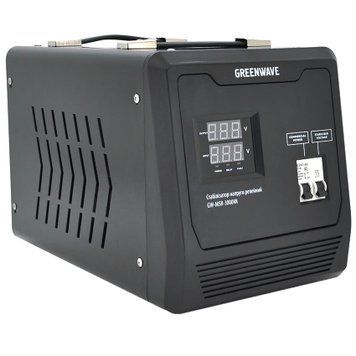Green&nbsp;Wave&nbsp;Mauser&nbsp;3000VA&nbsp;(2100Вт) Стабілізатор&nbsp;напруги&nbsp;релейний&nbsp;DC140-260V,&nbsp;AC220