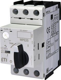 Автоматический выключатель защиты двигателя MPE25-4,0 ETI 4648008 фото