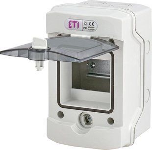 Пластиковий щит 4 модулів IP65 зовнішній ECH 4G ETI 1101060 1101060 фото