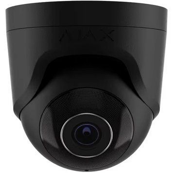 TurretCam (8EU) ASP black 8МП (4мм) IP відеокамера Ajax