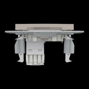 РОЗЕТКА КОМП'ЮТЕРНА RJ45 UTP КАТ.6 ASFORA БРОНЗА EPH4700169 фото
