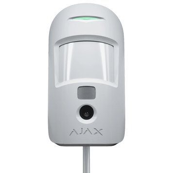 Ajax MotionCam Fibra white Дротовий сповіщувач руху з камерою