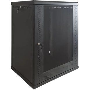 EServer 12U 600х350х637 стекло, черная Шкаф 0023746 фото