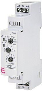 Многофункциональное реле времени CRME-101 (12-240V AC/DC, 1x16A_AC1) ETI 2471557 фото