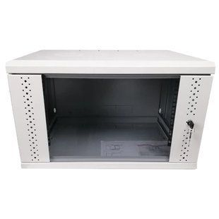 EServer 6U 600х500х370 стекло, серая Шкаф 0016664 фото