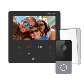 Hikvision DS-KH6110-WE1 + DS-KV6113-WPE1(C) Комплект відеодомофона