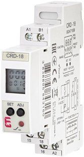 Многофункциональное цифровое реле времени CRD-18 (24-240V AC/DC, 1x8A_AC1) ETI 2471558 фото