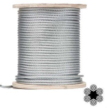APRO 10мм DIN 3055 (6x7) бухта 100м Трос оцинкований