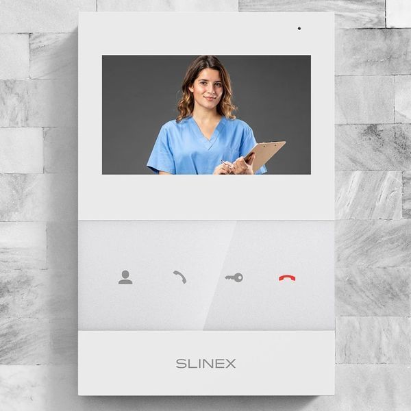Slinex SQ-04 White + ML-17HR Graphite Комплект видеодомофона