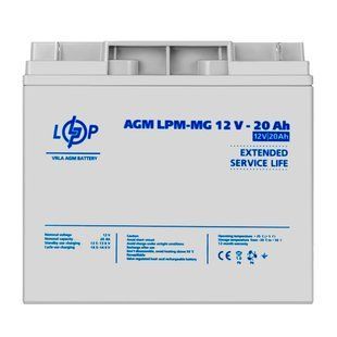Акумулятор мультигелевий LPM-MG 12V - 20 Ah LP40921 фото