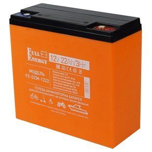 Full Energy FE-DZM-1222 12В 22А&bull;год тяговий гелевий Акумулятор 0027501 фото