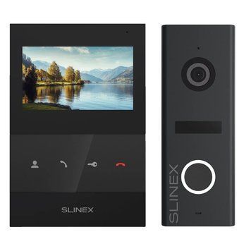 Slinex SQ-04 Black + ML-17HR Graphite Комплект видеодомофона