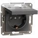 Schneider Electric Asfora EPH3100171 Розетка антрацит