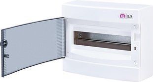 Щит зовнішній розподільний ECT 12PT (12 мод. проз. дверцята) IP40 ETI 1101001 1101001 фото
