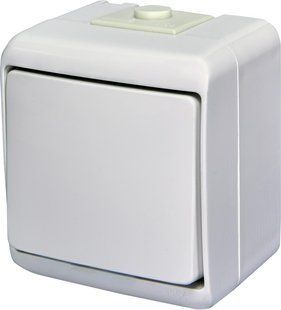 Выключатель 1-кл VHE-1 (белый, IP54) ETI Hermetics 4668000 фото