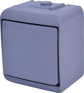 Выключатель 1-кл VHE-1-SR (серый, IP54) ETI Hermetics 4668060 фото