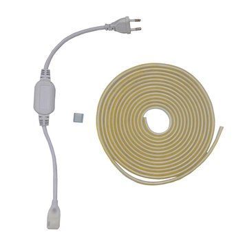 Готовый набор Светодиодная LED лента СОВ PROLUM&trade; 220V 280 LED IP67 12 ММ Series "PRO", Белый (5500-6000К)