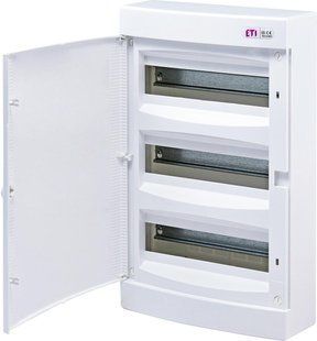Щит зовнішній розподільний ECT 36PO (36 мод. білі дверцята) IP40 ETI 1101009 1101009 фото