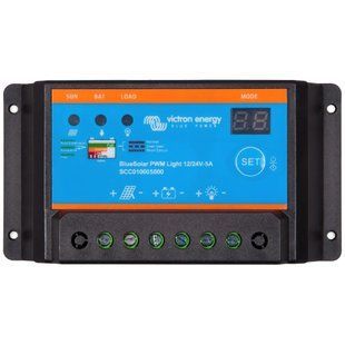 Victron Energy BlueSolar PWM-Light Charge Controller 12/24-5 Контроллер заряда 0024492 фото