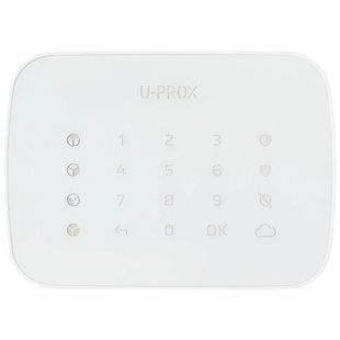 U-Prox Keypad G4 White Бездротова сенсорна клавіатура для чотирьох груп 0013566 фото